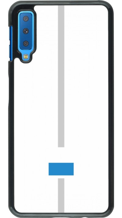 Samsung Galaxy A7 Case Hülle - Kanton LU weiss