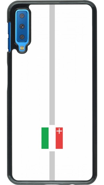 Samsung Galaxy A7 Case Hülle - Kanton NE weiss