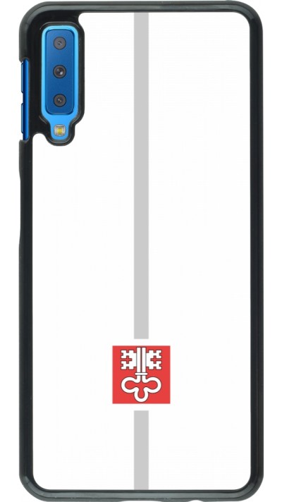 Samsung Galaxy A7 Case Hülle - Kanton NW weiss
