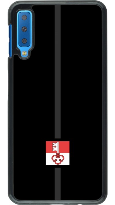 Samsung Galaxy A7 Case Hülle - Kanton OW schwarz