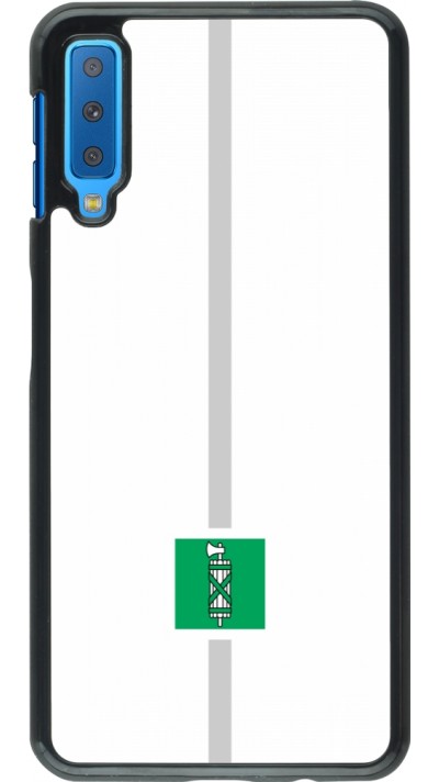 Samsung Galaxy A7 Case Hülle - Kanton SG weiss