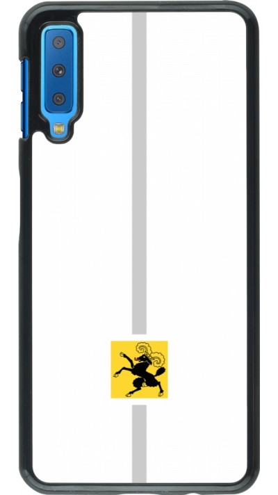 Samsung Galaxy A7 Case Hülle - Kanton SH weiss
