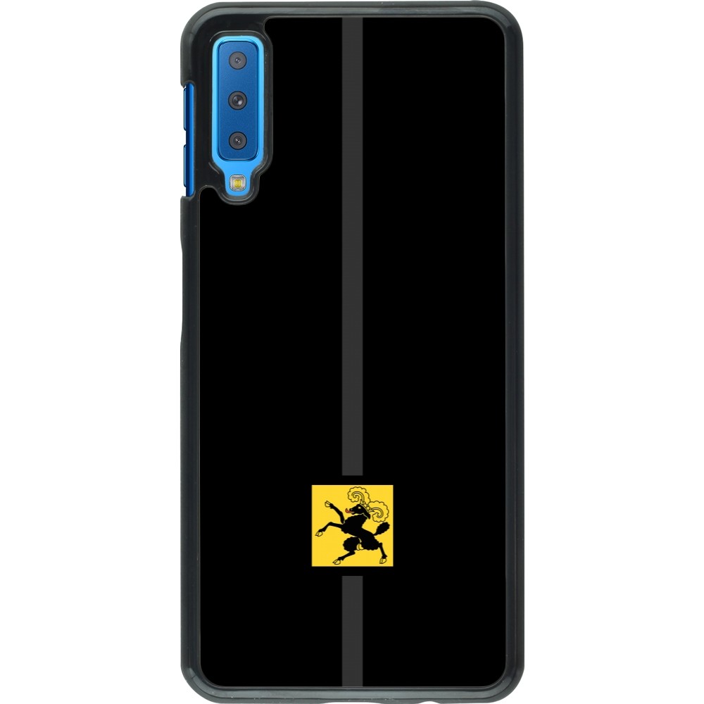 Samsung Galaxy A7 Case Hülle - Kanton SH schwarz