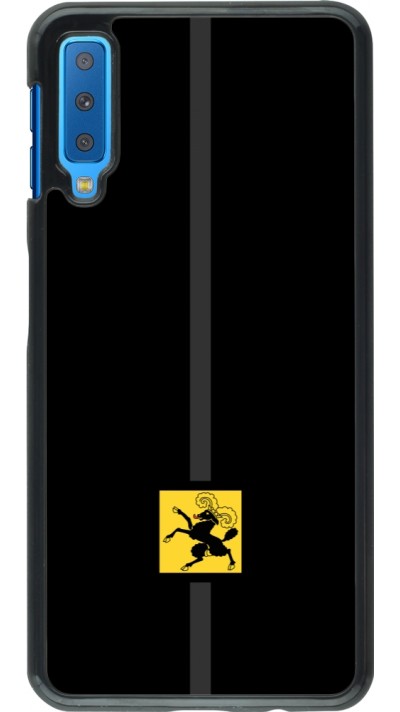 Samsung Galaxy A7 Case Hülle - Kanton SH schwarz