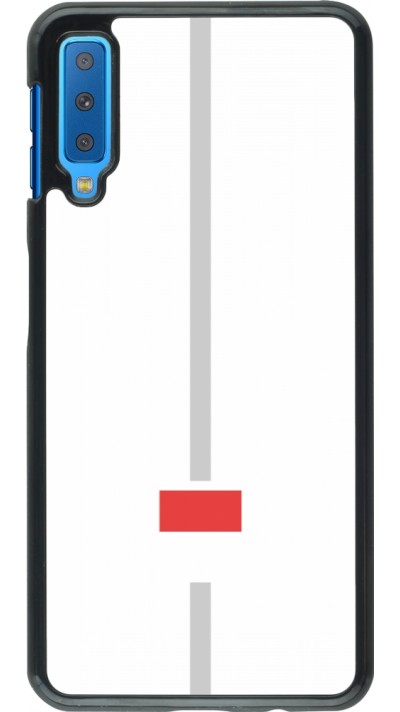 Samsung Galaxy A7 Case Hülle - Kanton SO weiss