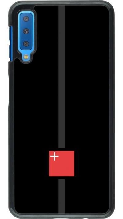 Samsung Galaxy A7 Case Hülle - Kanton SZ schwarz