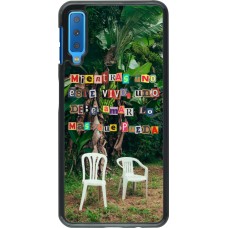 Samsung Galaxy A7 Case Hülle - Chairs DTMF