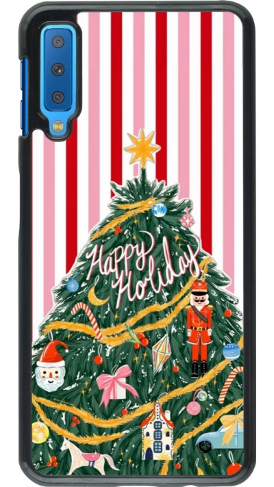 Samsung Galaxy A7 Case Hülle - Christmas 25 Happy Holiday