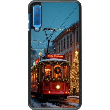 Samsung Galaxy A7 Case Hülle - Christmas 25 Xmas Train