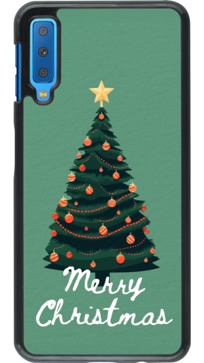 Samsung Galaxy A7 Case Hülle - Christmas 25 Xmas Tree