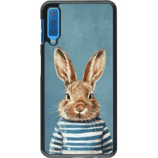 Samsung Galaxy A7 Case Hülle - Easter 2026 Rabbit navy
