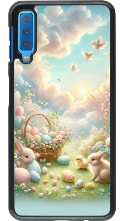 Samsung Galaxy A7 Case Hülle - Ostern 2025 Pastell Ostern