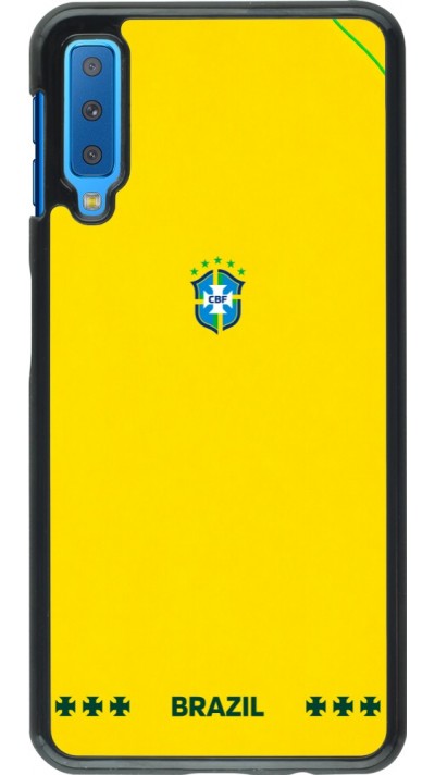 Samsung Galaxy A7 Case Hülle - Brasilien 2026 personalisierbares Fussballtrikot