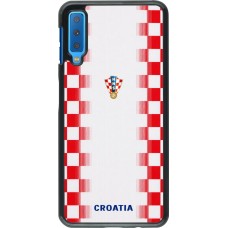 Samsung Galaxy A7 Case Hülle - Kroatien 2026 personalisierbares Fussballtrikot