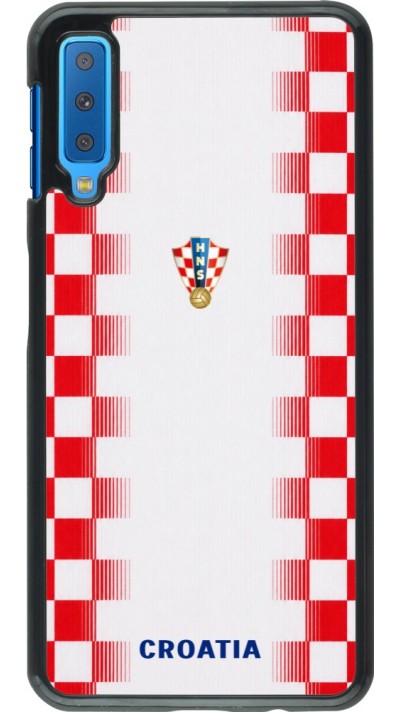Samsung Galaxy A7 Case Hülle - Kroatien 2026 personalisierbares Fussballtrikot