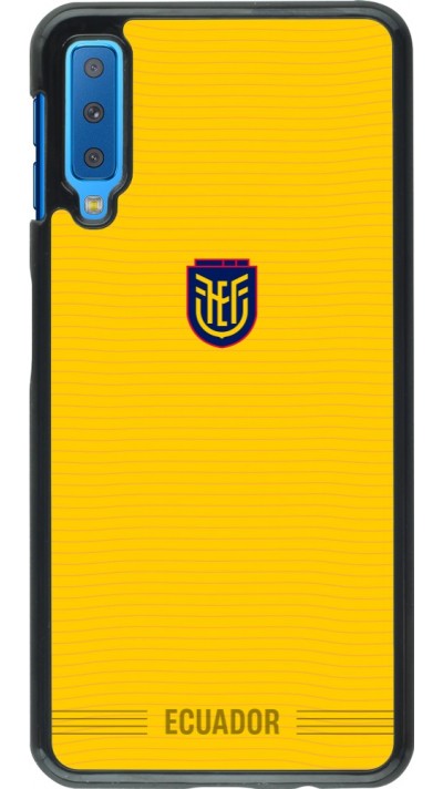 Samsung Galaxy A7 Case Hülle - Ecuador 2026 personalisierbares Fussballtrikot