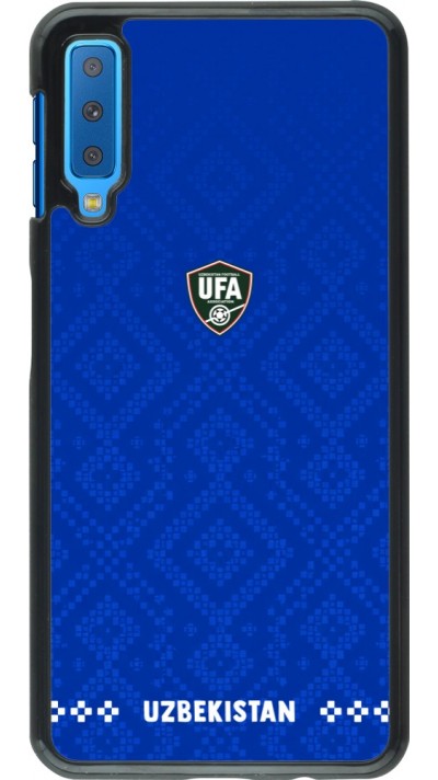 Samsung Galaxy A7 Case Hülle - Usbekistan 2026 personalisierbares Fussballtrikot