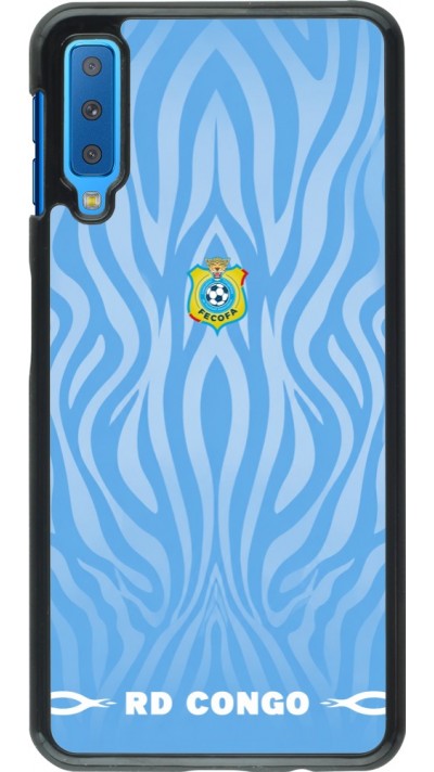 Samsung Galaxy A7 Case Hülle - Demokratische Republik Kongo 2026 personalisierbares Fussballtrikot