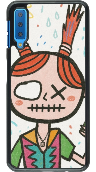 Coque Samsung Galaxy A7 - Little Girl Sketch