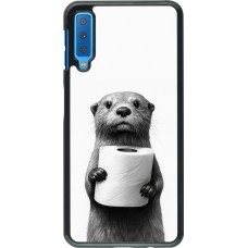 Samsung Galaxy A7 Case Hülle - Otter Toilettenpapier