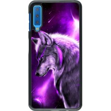 Hülle Samsung Galaxy A7 - Purple Sky Wolf