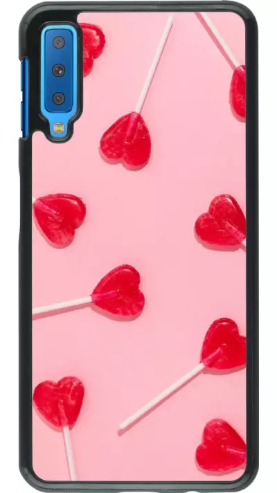Samsung Galaxy A7 Case Hülle - Saint Valentines Day 26 Lollipop