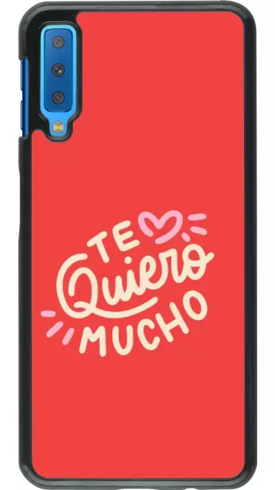 Samsung Galaxy A7 Case Hülle - Saint Valentines Day 26 Te quiero mucho