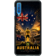 Samsung Galaxy A7 Case Hülle - Fussball Australien splash 2026