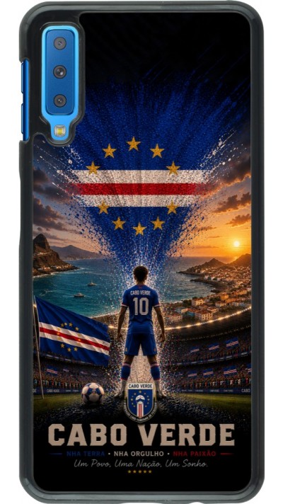 Samsung Galaxy A7 Case Hülle - Fussball Kap Verde splash 2026