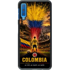 Samsung Galaxy A7 Case Hülle - Fussball Kolumbien splash 2026