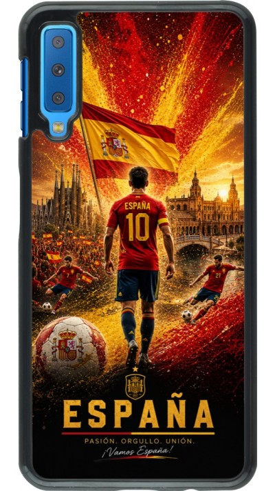 Samsung Galaxy A7 Case Hülle - Fussball Espanien splash 2026