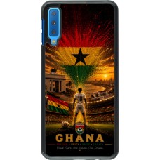 Samsung Galaxy A7 Case Hülle - Fussball Ghana splash 2026