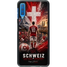 Samsung Galaxy A7 Case Hülle - Fussball Schweiz splash 2026