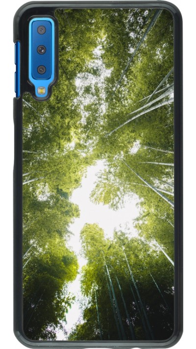 Samsung Galaxy A7 Case Hülle - Spring 23 forest blue sky