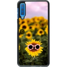 Samsung Galaxy A7 Case Hülle - Sunflower with glasses Spring 2026