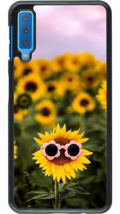 Coque Samsung Galaxy A7 - Sunflower with glasses Spring 2026