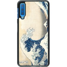 Samsung Galaxy A7 Case Hülle - Kunstbild - Die große Welle vor Kanagawa - Hokusai