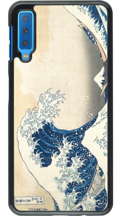 Samsung Galaxy A7 Case Hülle - Kunstbild - Die große Welle vor Kanagawa - Hokusai