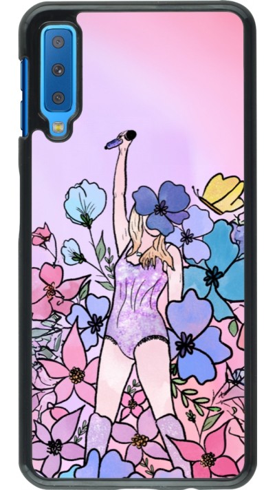 Samsung Galaxy A7 Case Hülle - Taylor Swift Sketch - Pink