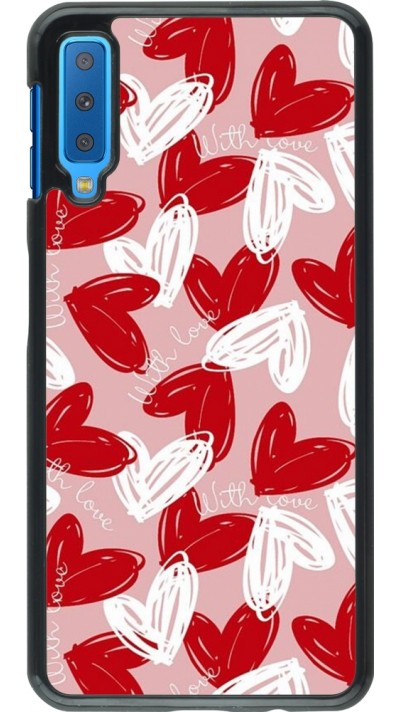 Samsung Galaxy A7 Case Hülle - Valentine 2024 with love heart