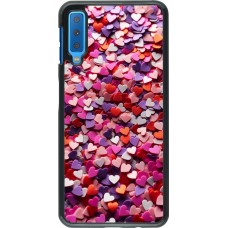 Samsung Galaxy A7 Case Hülle - Valentin 2025 Konfetti