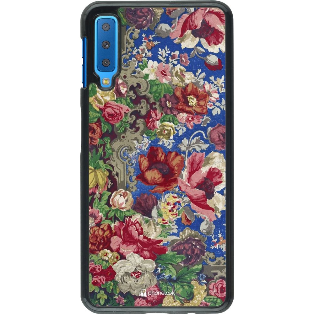 Coque Samsung Galaxy A7 - Vintage Art Flowers