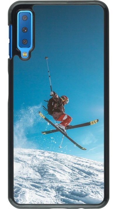 Samsung Galaxy A7 Case Hülle - Winter 22 Ski Jump