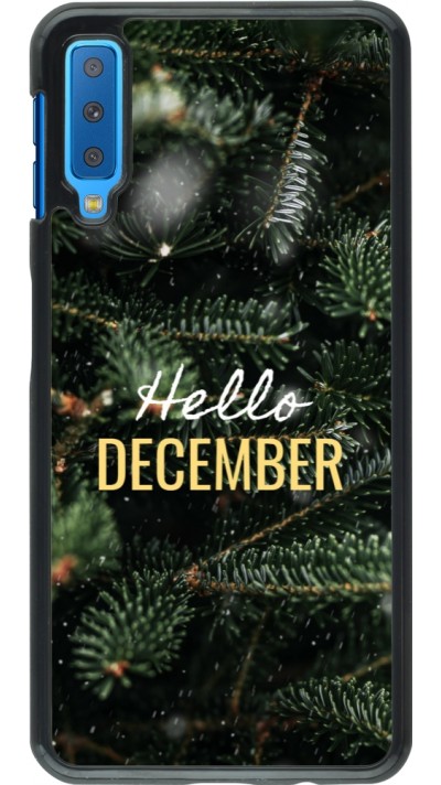 Samsung Galaxy A7 Case Hülle - Winter 25 Winter hello december
