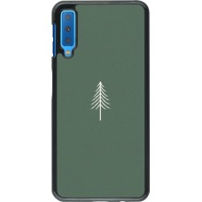 Samsung Galaxy A7 Case Hülle - Christmas 22 minimalist tree