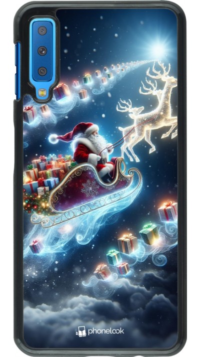 Samsung Galaxy A7 Case Hülle - Weihnachten 2023 Verzauberter Weihnachtsmann