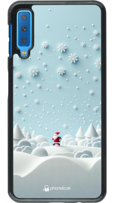 Samsung Galaxy A7 Case Hülle - Weihnachten 2023 Kleiner Vater Schneeflocke
