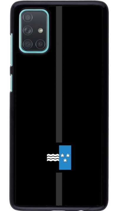 Coque Samsung Galaxy A71 - Canton AG noir