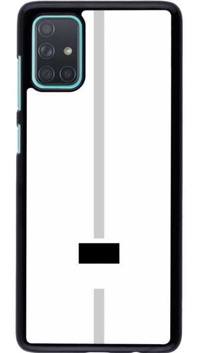 Coque Samsung Galaxy A71 - Canton FR blanc