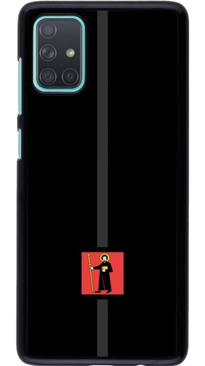 Coque Samsung Galaxy A71 - Canton GL noir
